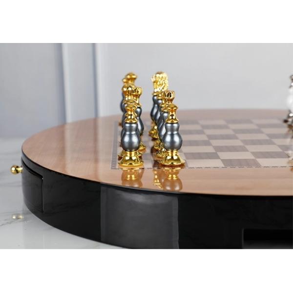 India Zinc Alloy Folding Magnetic Decorative Chess Board