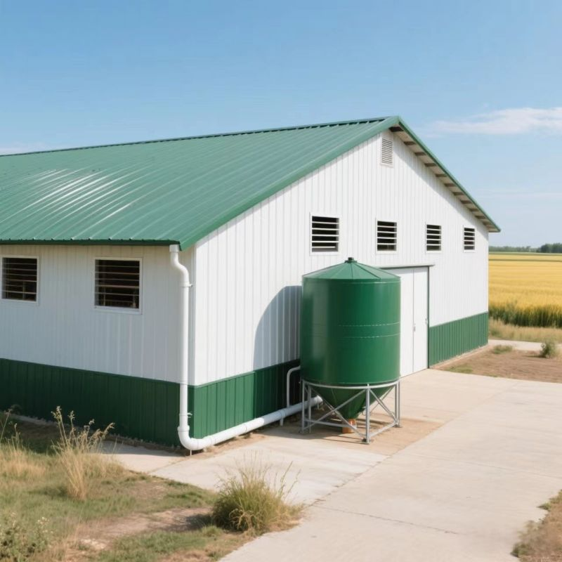 Prefabricated Steel Structure Layer Broiler Chicken Farm Building