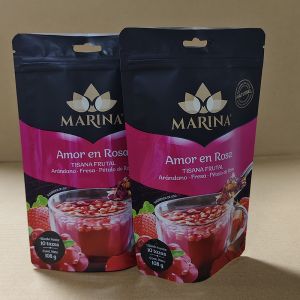 Premium Fruit Tea Packaging Bags Customizable Eco-Friendly Stand-Up Pouches FDA