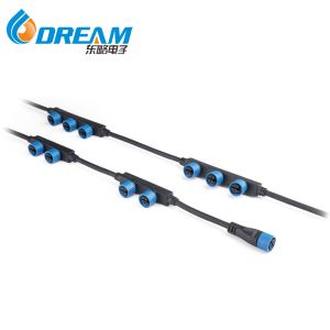 DTEAM-START LED Street Light Power Module Waterproof 4 Branch Cable Connector