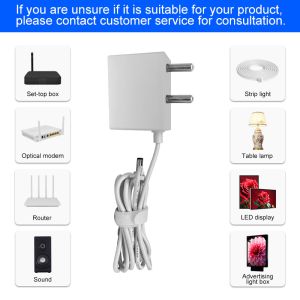 12V 2A AC Power Adapter For Aromatherapy Lamp Laboratory Optical Transceiver Fan