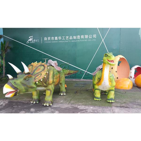 Triceratops Animatronic Dinosaur Ride Soft Skin Silicon Rubber