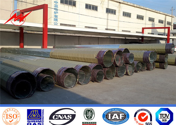 Buy NEA Standard Galvanized Electrical Steel Poles Distribution Line 69KV Q345 at wholesale prices