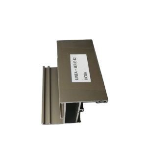 Light Weight T5 Aluminium Extrusion Profile Champagne Anodized Standard