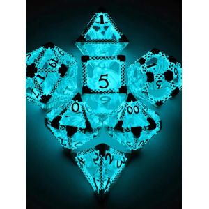 Hot Selling Mini Entertainment Blue Luminous Dice LED Polyhedral