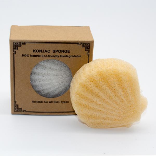 Different Shapes Turmeric Powder Konjac Sponge For All Skin Cleaning