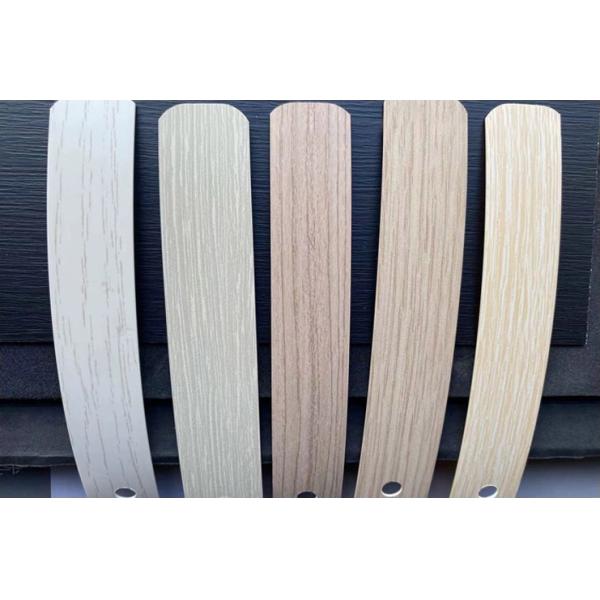 0.6mm 1 Mm Wood Grain PVC White Colored Furniture Edge Banding
