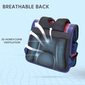 Lock Design Leather School Backpacks Toddler Kids Cute Cartoon Backpack