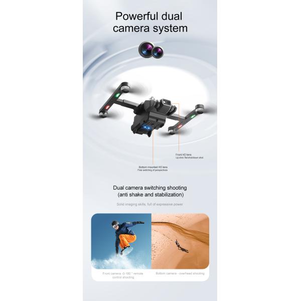 Rg700 Pro Drone 4k Gps 8k Hd Dual Camera Fpv Brushless Rc Drone Remote Control Toys Quadcopter Toys Aircraft For Adults Kids