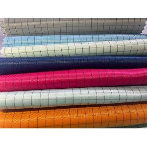 Antistatic Esd Fabric Safe Conductive Cleanroom Polyester Twill Coverall