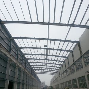 Warehouse / Hangar Odm Steel Structure Building Glass Fiber Sandwich Panel