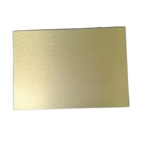 Fireproof Silver Brushed ACP Sheet with Untransparent Protective Film Competitiv