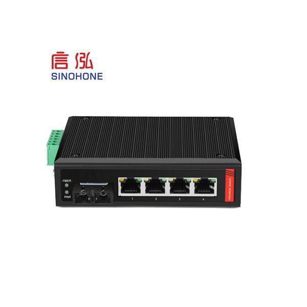 Buy Outdoor Security System Utp And Sc Connector 4 Ports Industrial Poe Switch at wholesale prices