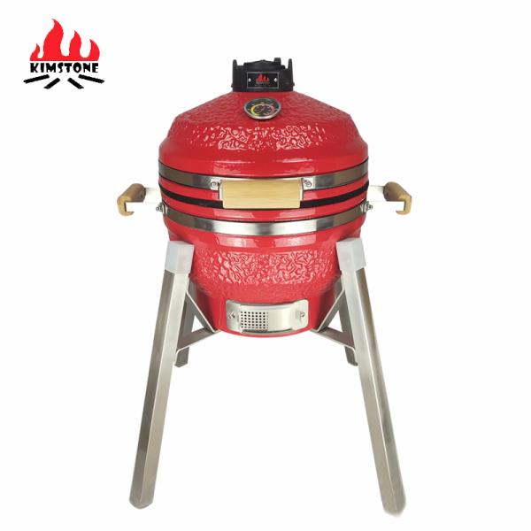 Oval 15 Deflector Rotisserie Grill With Lid Big Masterbuild Pizza Oven Large Outdoor KIMSTONE Kamado Grill
