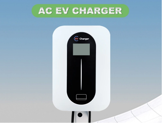 New Energy Electric Vehicle Charging Pile 7kw  Level 2 Wall-Mounted Fast EV Cars Charger Stations 
