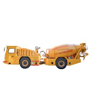 Articulated Body Structure Underground Concrete Mixer 1400mm Feeding Height
