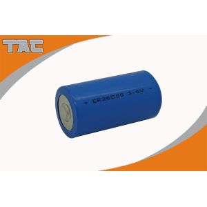 Primary lithium LiSOCl2 Battery ER26500M 3.6V with Long Self-Life for flow