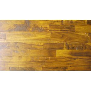 Acacia Solid 3-strips, hand-scraped,distressed,UV lacquer