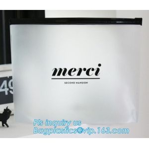 Summer Kit Frosted k Bag Slider Zipper Bag, underware packing PE material slider