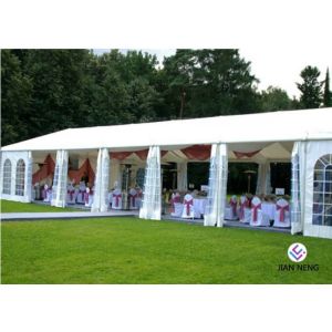 Water Resistant Small Aluminum Frame Tent , 12m Width Wedding Tent