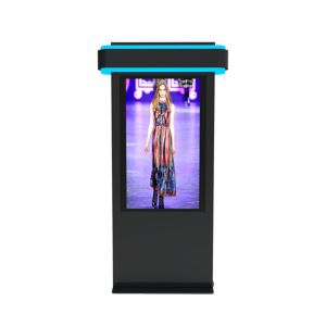 IP65 Weatherproof Outdoor LCD Digital Signage 1100:1 Contrast Ratio
