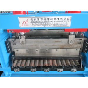 Galvanized Steel Curving Machine / Silo Roll Forming Machine by Gear Box Main