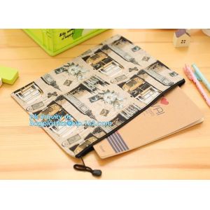 A4 Bag Fabric File Folder For Documents Stationery Document File Folder Bag,