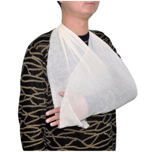 Cotton Triangular Bandage Non Sterile Workplace First Aid Supplies Training