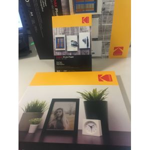 100% Waterproof Kodak Inkjet Photo Paper 280gsm Durable Photographic Feel