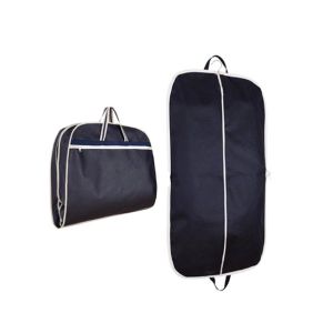 Folding Hanging Dustproof Garment Bags , Recycled Mens Travel Clothes Bags