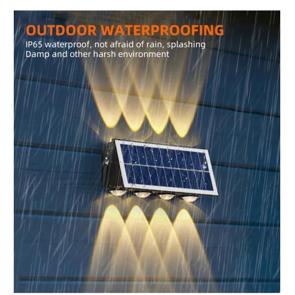 Buy Intelligent Sensor Solar Wall Light 5.5V Solar Garden Wall Lights 150 lm/W at wholesale prices