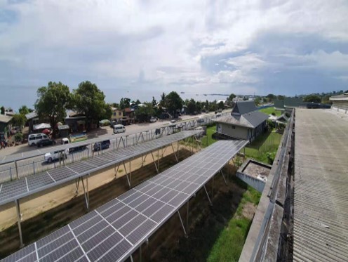 60m/S 1.5KN/M2 Solar Panel Carport Landscape Photovoltaic System