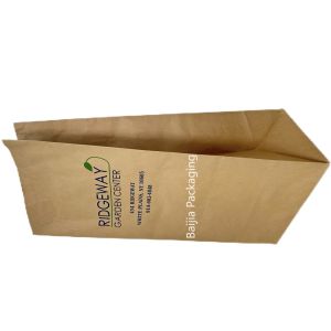 China Custom Lining Lawn Paper Bags Moisture-Resistant For Garden on sale