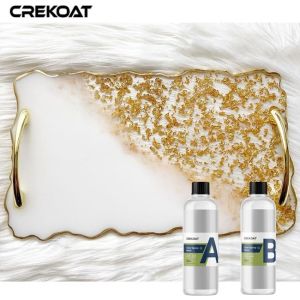 Self Degassing 1:1 Transparent Epoxy Resin For DIY Art Tabletop Coating Mold
