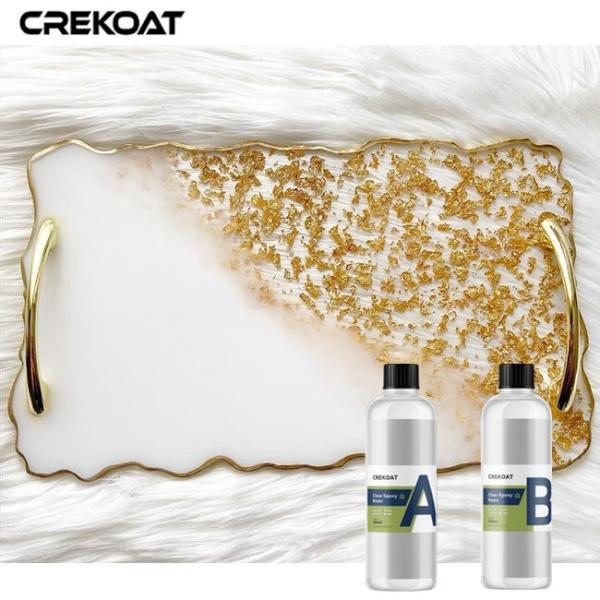 Self Degassing 1:1 Transparent Epoxy Resin For DIY Art Tabletop Coating Mold