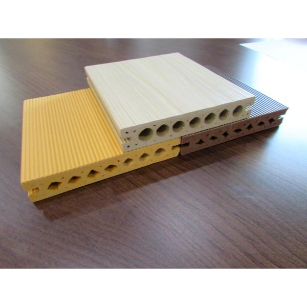 Buy Moistureproof Hollow WPC Composite Decking Plates Outside Environment at wholesale prices