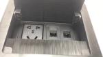Embedded conference multi-function interface aluminum electric desk socket box