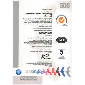 Shenzhen Iboard Technology Co., Ltd. Certifications