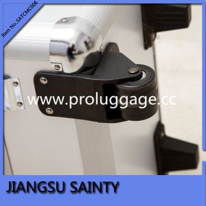 SATCMC006 solid silver ABS trolley luggage beauty case