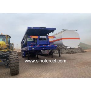 Q235 Steel Semi Flatbed Semi Trailer Manufacturers 30T-60T