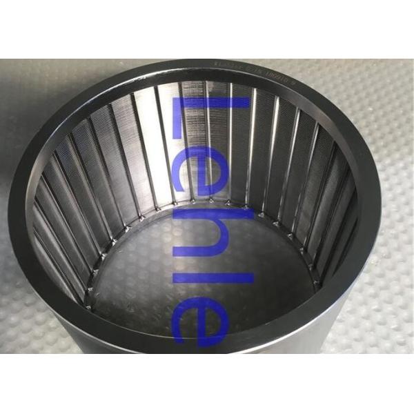 Stainless Steel 316L Vee Wire Screen , Wedge Wire Filter For Horizontal Sand Mill