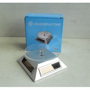 Solar turntable display