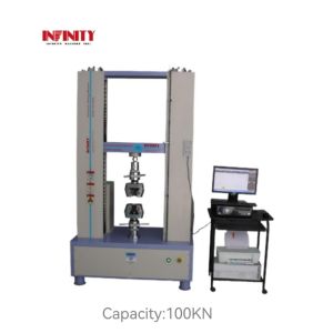 100KN High Precision Servo Controlled Universal Tensile Testing Machine for