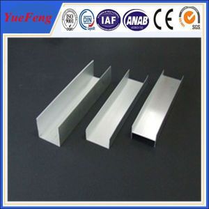 China 6061 T6 Aluminum Extrusion Channel Frame, C Channel Aluminum extruded on sale