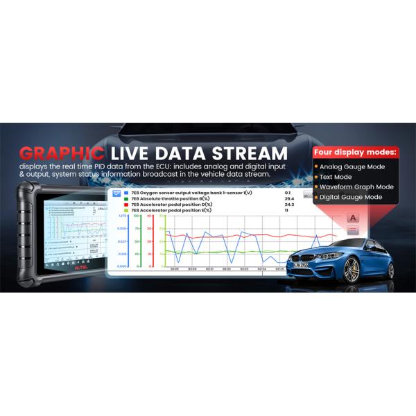 Autel MaxiCheck MX900 OBD2 All System Diagnostic Scanner Bi-Directional Control DoIP/CAN FD Read/Clear Code 40+ Service Upgrade of MK808 MX808