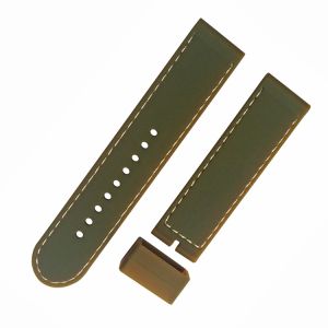 Quality 22mm Mens Rubber Watch Bands , SGS Soft Silicone Watch Strap for sale