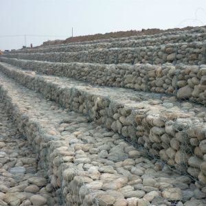 2.2mm Flood Control 60x80 Woven Gabion Baskets