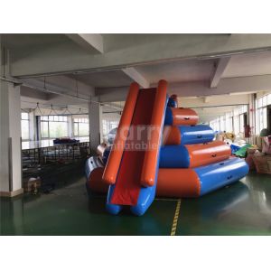 PVC Inflatable Floating Water Slide Water Toys , Inflatable Water Park Games