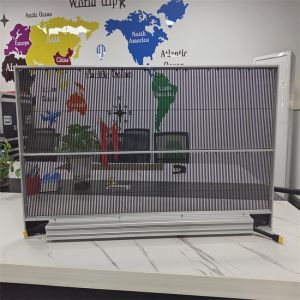P3.9-7.8 Transparent LED Grille Screen Transparent Curtain Display for
