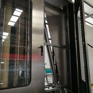 Vertical 0.8mm Glass Washing And Drying Machine Frequency Control